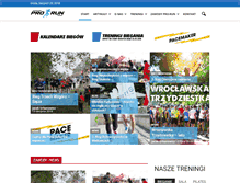 Tablet Screenshot of pro-run.pl